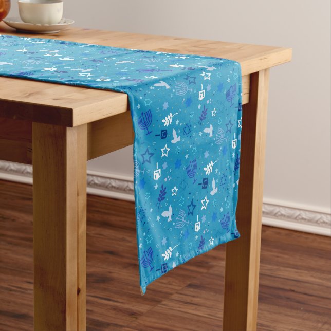 Hanukkah Stars Table Runner (In Situ)