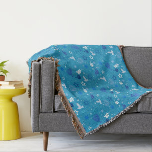 Hanukkah Stars Throw Blanket