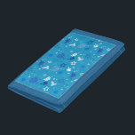 Hanukkah Stars Wallet<br><div class="desc">This cute Hanukkah star pattern is an eye-catcher! It's a fun and funky way to dress up decor,  gifts,  apparel,  and household items for the occasion. Check out my store for more pattern items and gift ideas,  or combine items to create an interesting gift package!</div>