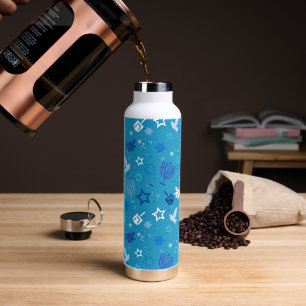Hanukkah Stars Water Bottle