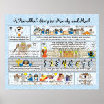 Hanukkah Story on Poster Matt Board/Comic Strip<br><div class="desc">Hanukkah Story on Poster Matt Board/Comic Strip Personalize your 20" x 16" by choosing your favorite font size, color, style and wording. Thanks for stopping and shopping by. Happy Hanukkah! Paper Type: Value Poster Paper (Matte) Your walls are a reflection of your personality. So let them speak with your favorite...</div>