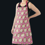 Hanukkah Sufganiyah Jelly Donut Jewish Holiday Apron<br><div class="desc">All-over-print apron features an original marker illustration of jelly donuts.

This design is also available on other products. Don't see what you're looking for? Contact Rebecca to have something designed just for you.</div>