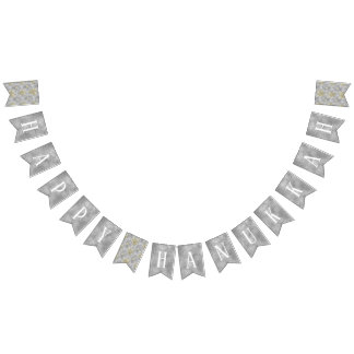 Hanukkah Swallowtail Banner Simply Elegant