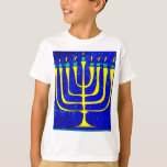 Hanukkah T-Shirt<br><div class="desc">Our Hanukkah collection showcases our signature menorah design, so you can pay tribute to your heritage in a festive way. Whether you’re looking for comfy T-shirts or stylish throw pillows—or you want to adorn your walls or holiday table with cool decor—we have something for everyone. You can use our greeting...</div>