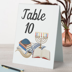 Hanukkah  table tent
