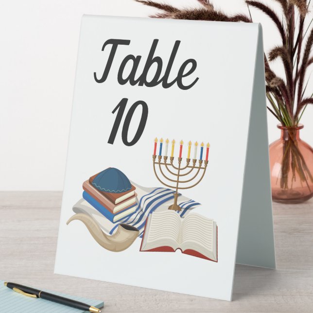 Hanukkah  table tent (In SItu (Table))