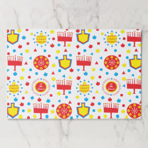 Hanukkah Tearaway Placemat Pad/Colorful Crazy 8