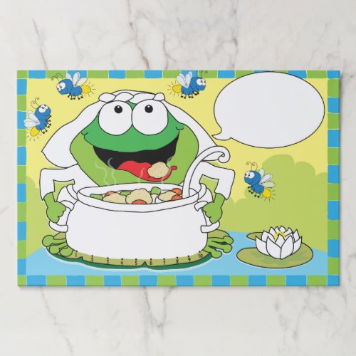 Hanukkah Tearaway Placemat PadGot Soup Frog