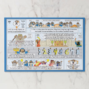 Hanukkah Tearaway Placemat Pad/Hanukkah Story