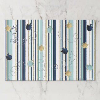 Hanukkah Tearaway Placemat Pad The New Elegant Too
