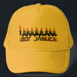 Hanukkah Trucker Hat<br><div class="desc">Customize it with your own design, or any of ours.</div>