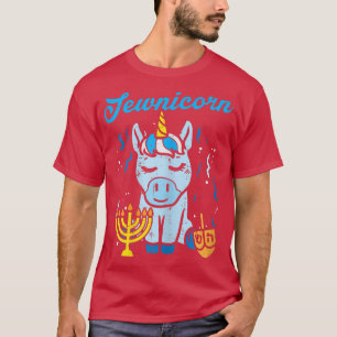 Hanukkah Unicorn Jewish Cute Hanukkah Pajamas Chan T-Shirt