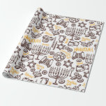 Hanukkah Wrapping Paper<br><div class="desc">Jewis wrapping paper</div>