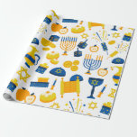 Hanukkah Wrapping Paper<br><div class="desc">Hanukkah themed wrapping paper</div>