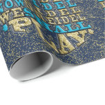 Hanukkah Wrapping Paper "O Dreidel Dreidel..."<br><div class="desc">Hanukkah "O Dreidel Dreidel Dreidel... " Hope you like our new "O Dreidel Dreidel Dreidel... " gift wrap with gold glitter to dress-up your gifts:) Personalize by changing out the background color and choosing to delete or leave in the gold glitter layer. Text can always be added too! Choose from...</div>