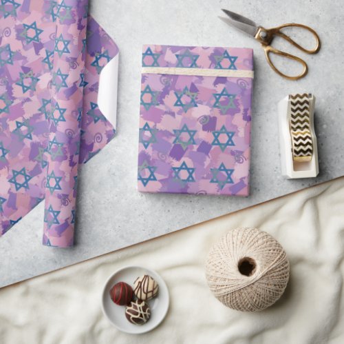 Hanukkah Wrapping Paper Party Supplies 