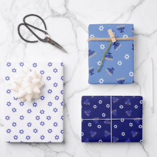 Hanukkah Wrapping Paper Sheets