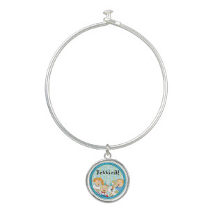 Hanukkah Zeevie and Friends Bangle Bracelet