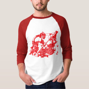 HANUMAN - FIGHTING BUDDHIST & HINDU GODS T-Shirt