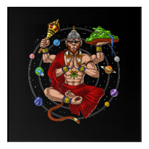 Hanuman Hindu God Acrylic Print