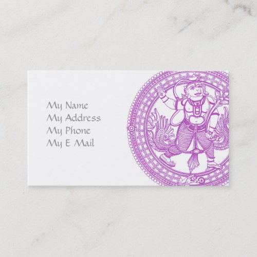 Hanuman Monkey Calling Card Business Card Templates