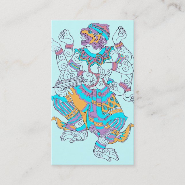 Hanuman Monkey God Business Card (Front)