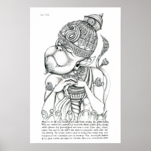Hanuman, Monkey God Poster