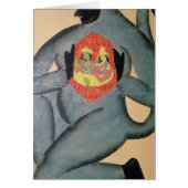 Hanuman revealing Rama and Sita (Front)