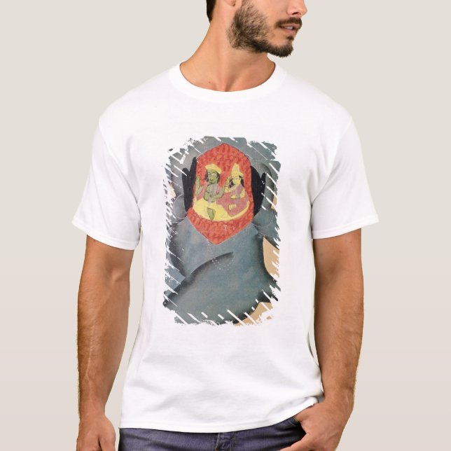 Hanuman revealing Rama and Sita T-Shirt (Front)