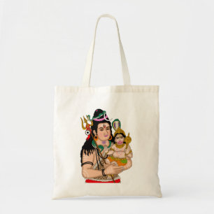 Hanuman & Shiva Tote Bag