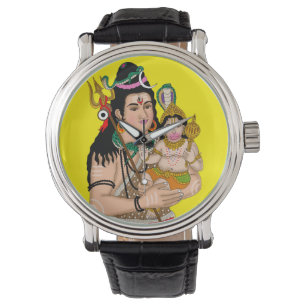 Hanuman & Shiva Wall Clock Watch