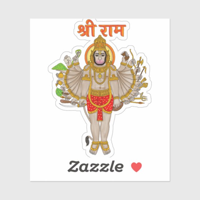 Hanuman Sticker (Sheet)