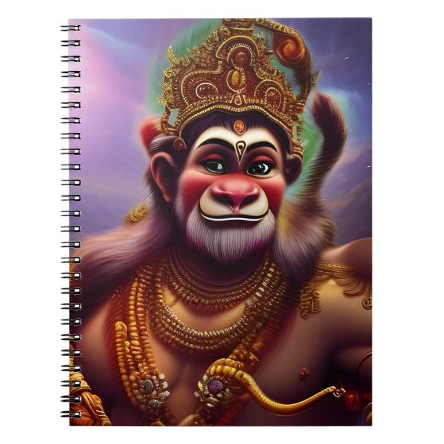 Hanuman Takes a Selfie Notebook (Front)