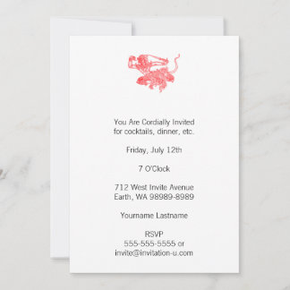 Hanuman Vintage Book Illustration Invitation