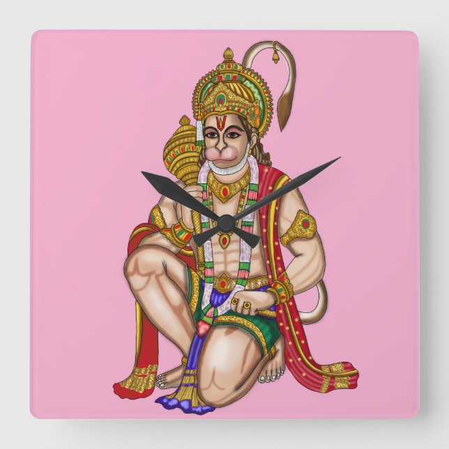 Hanuman Wall Clock (Front)