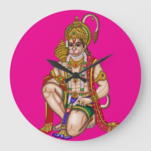 Hanuman Wall Clock (Front)