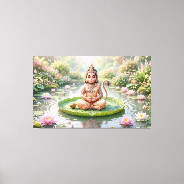 Hanumanji Canvas Print (Front)