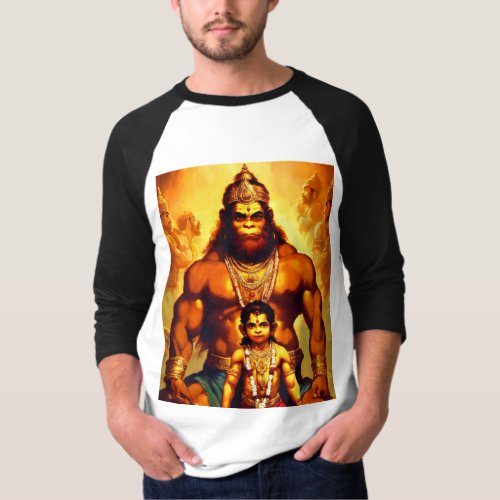 Hanumans Valor T_Shirt of Divine Strength