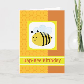 Hap-Bee Birthday Bumblebee Honeycomb