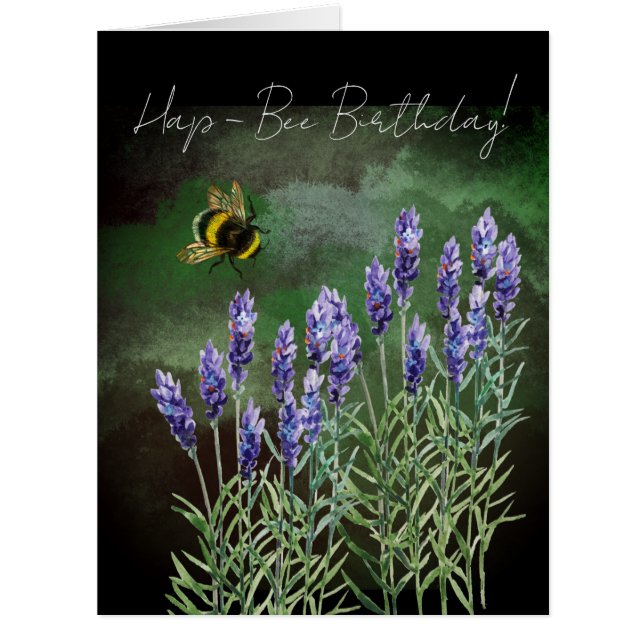 Hap - Bee Birthday Cards (Front)