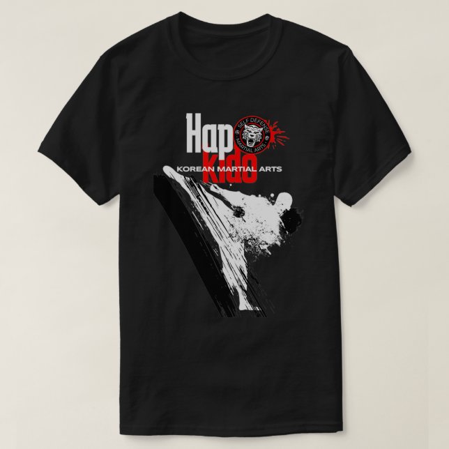 Hap Ki Do Korean Martial Arts Hapkido T-Shirt (Design Front)