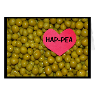 HAP-PEA BIRTHDAY! CARDS