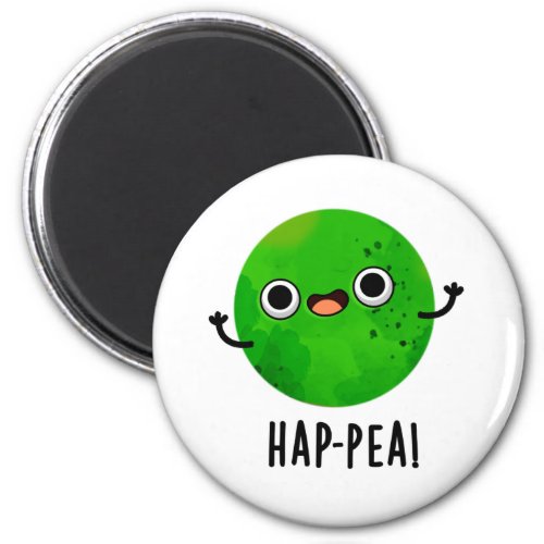 Hap_pea Funny Happy Pea Pun Magnet
