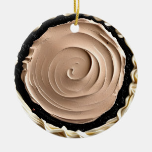 Hap-pie Christmas Sweetie Pie   Funny Food Pun  Ceramic Ornament