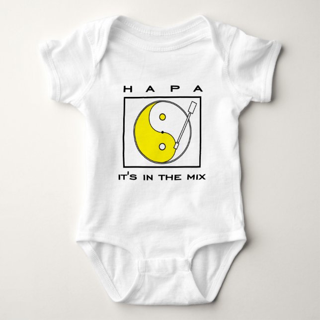 Hapa Mix Baby Bodysuit (Front)