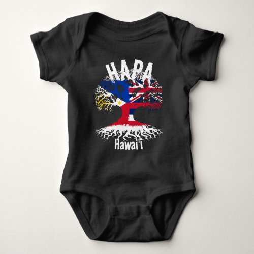 HAPA PHILIPPINES HAWAII ROOTS BABY BODYSUIT