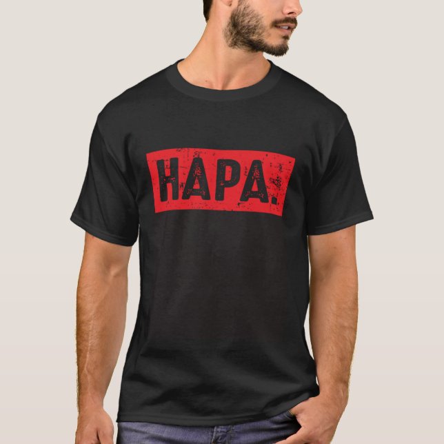 Hapa Pride Eurasian Mixed Ethnicity Heritage Cute T-Shirt (Front)