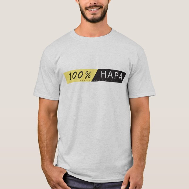 Hapa T-Shirt - 100% HAPA Men's T-Shirt (Front)