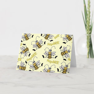 HapBEE Bee Collage Birthday Card