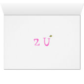 HAPBEE BEEDAY 2U CARDS (Inside Horizontal (Bottom))